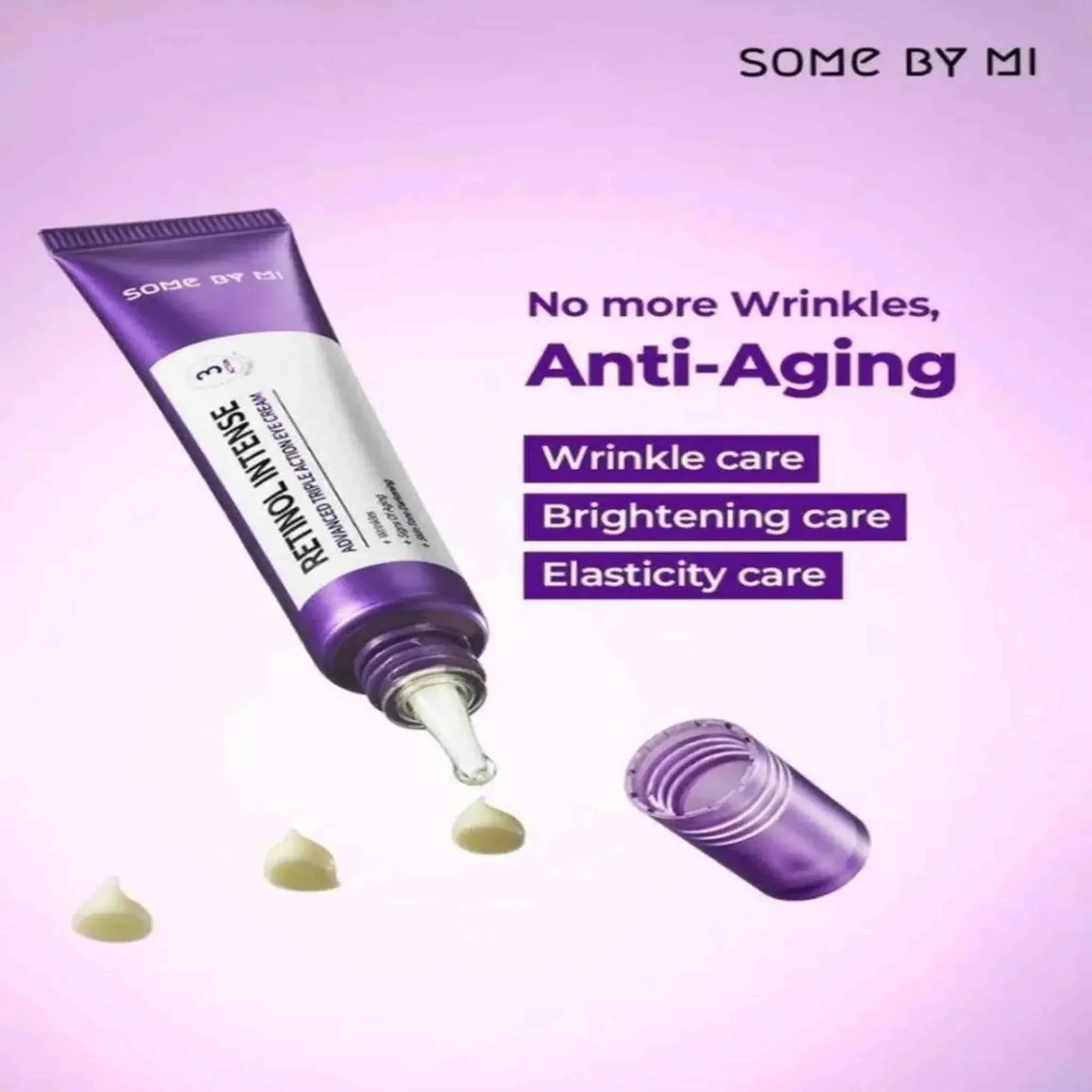SOME BY MI Retinol Intense Triple Action Eye Cream – 30ml - Anti-Aging Eye Cream - SOME BY MI -- United Arab Emirates -- Pinky Cosmetics