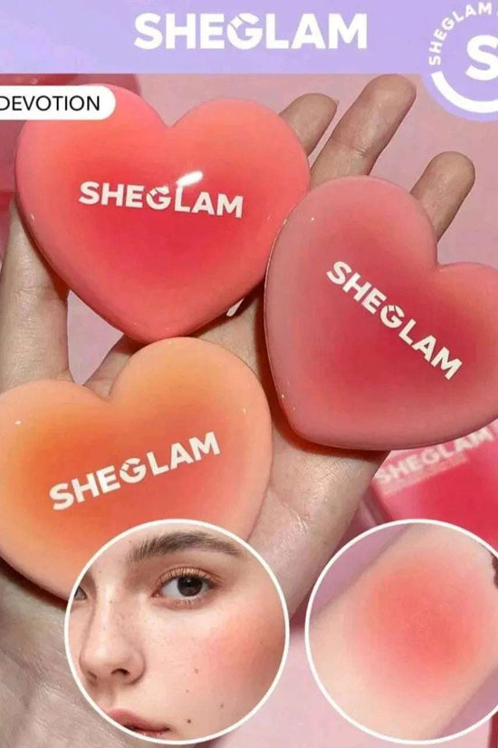 SHEGLAM Playing Cupid Cream Blush-Devotion Xmas Christmas Gift Winter Y2K Pink Black Friday Halloween Thanksgiving Christmas Decor Party Beach Travel 3 - Pinky Cosmetics