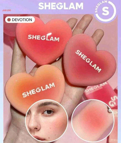 SHEGLAM Playing Cupid Cream Blush-Devotion Xmas Christmas Gift Winter Y2K Pink Black Friday Halloween Thanksgiving Christmas Decor Party Beach Travel 3 - - Pinky Cosmetics -- United Arab Emirates -- Pinky Cosmetics