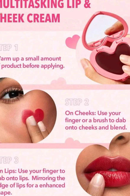 SHEGLAM Playing Cupid Cream Blush-Devotion Xmas Christmas Gift Winter Y2K Pink Black Friday Halloween Thanksgiving Christmas Decor Party Beach Travel 3 - Pinky Cosmetics