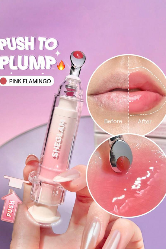 SHEGLAM Push to Plump Booster Shine Plumping Lip Gloss