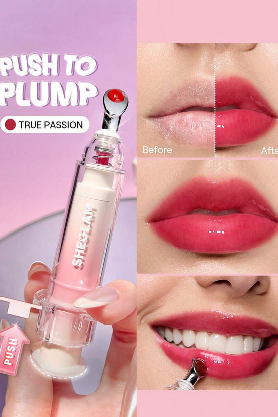 SHEGLAM Push to Plump Booster Shine Plumping Lip Gloss