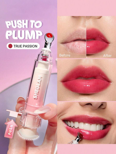 SHEGLAM Push to Plump Booster Shine Plumping Lip Gloss