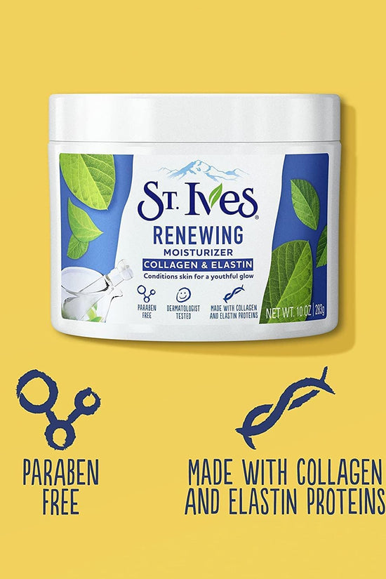 ST. Ives Collagen Elastin Facial Moisturizing Cream for All Skin Types By St 283 G - Pinky Cosmetics