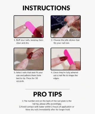 24pcs Pure White Flower Press-On Nails for Women and Girls with Jelly Gel and Nail File - Cute Sweet Nail Decoration Supplies - - Pinky Cosmetics -- United Arab Emirates -- Pinky Cosmetics