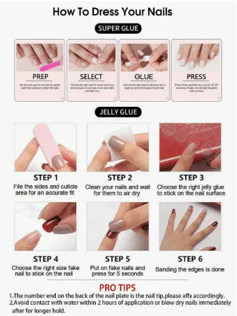 Transform Your Nails with 24Pcs Wine Red Press On Nails Set - Short Oval Macaron Candy Color Acrylic Fake Nails, Includes Jelly Glue and Nail File for Daily Use and Parties - - Pinky Cosmetics -- United Arab Emirates -- Pinky Cosmetics