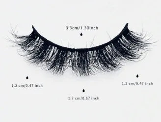 1 Pair Natural Cat Eye Lashes Winged Handmade Faux Mink Eyelashes Fake Lashes Soft Eyelash Makeup - - Pinky Cosmetics -- United Arab Emirates -- Pinky Cosmetics