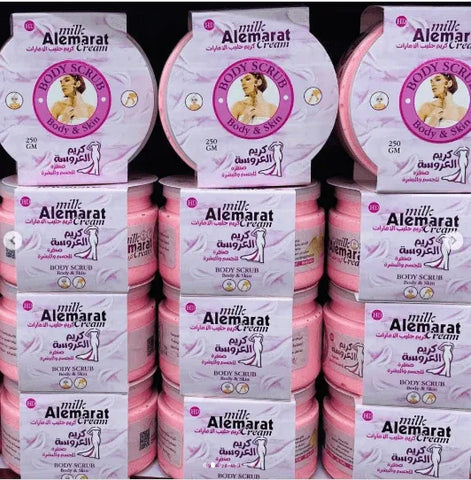 Milk Al Emarat Whitening & Peeling Cream (250g) - - Pinky Cosmetics -- United Arab Emirates -- Pinky Cosmetics