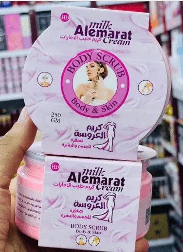 Milk Al Emarat Whitening & Peeling Cream (250g) - - Pinky Cosmetics -- United Arab Emirates -- Pinky Cosmetics
