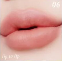 Close-up of soft, full lips wearing 4U2 You're Mine Powder Lipstick in a natural shade for a beautiful finish