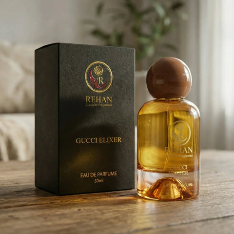 Gucci Elixer Eau de Parfum - Rehan Exquisite Vanilla Floral - Perfume - Rehan Exquisite Fragrances -- United Arab Emirates -- Pinky Cosmetics