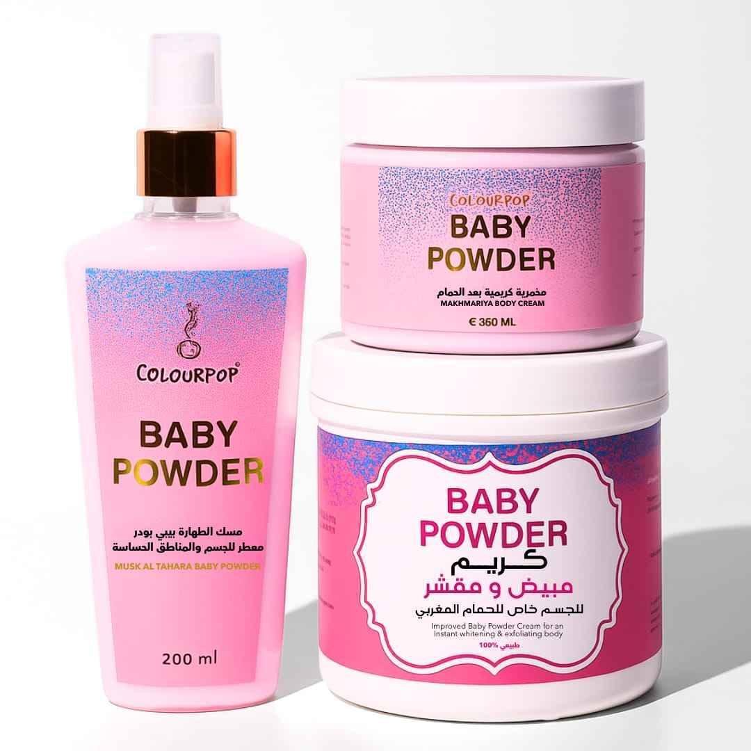 Musk Al Tahara Baby Powder - Colourpop Body Set - offer set - COLOURPOP -- United Arab Emirates -- Pinky Cosmetics