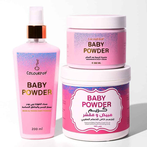 Musk Al Tahara Baby Powder - Colourpop Body Set - offer set - COLOURPOP -- United Arab Emirates -- Pinky Cosmetics