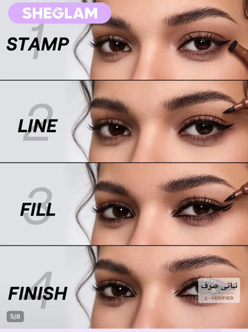 SHEGLAM Eyeliner Stamp - Precise Black Wings SHEGLAM Eyeliner  Pinky Cosmetics