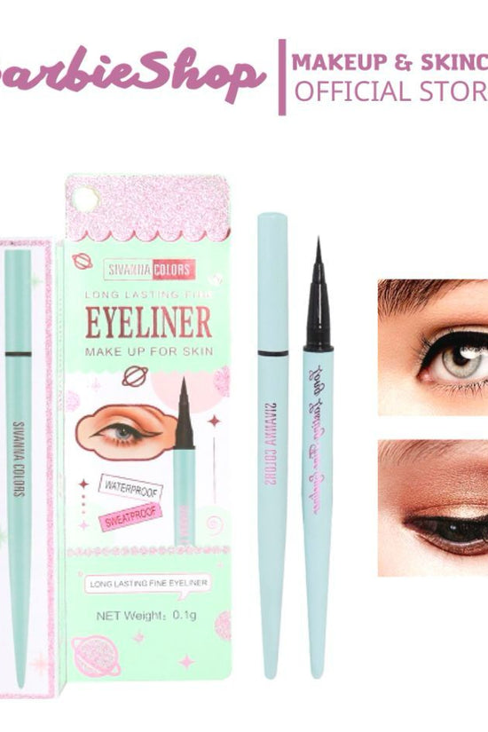 Sivanna Colors Lasting Fine Eyeliner Black 0.8G - Pinky Cosmetics