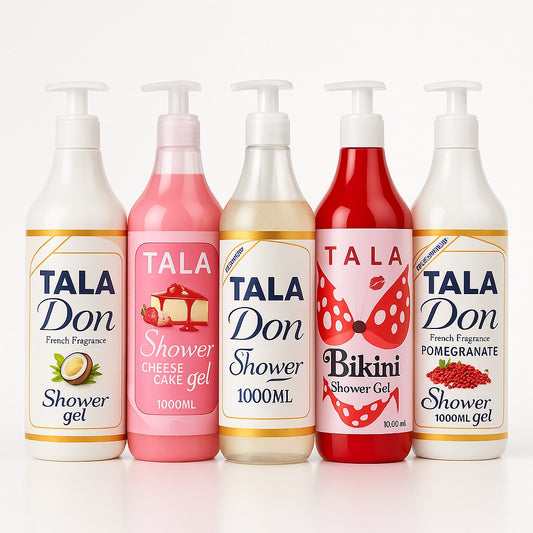 TALA Shower Gel 5-Scent Collection (1000ml)