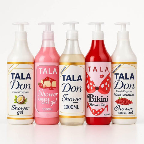 TALA Shower Gel 5-Scent Collection (1000ml) - Shower Gel - TALA -- United Arab Emirates -- Pinky Cosmetics