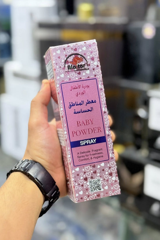 Baby Powder Spray - Gentle Sensitive Area Refresher Pinky Cosmetics Body Spray  Pinky Cosmetics