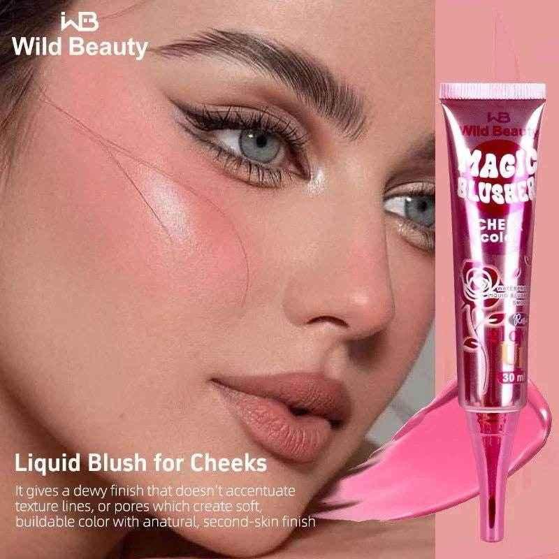 Wild Beauty Magic Blusher – Cheek Color (30ml) - Liquid Blusher / Cheek Tint - Wild Beauty -- United Arab Emirates -- Pinky Cosmetics