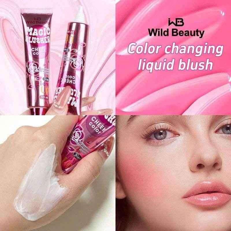 Wild Beauty Magic Blusher – Cheek Color (30ml) - Liquid Blusher / Cheek Tint - Wild Beauty -- United Arab Emirates -- Pinky Cosmetics