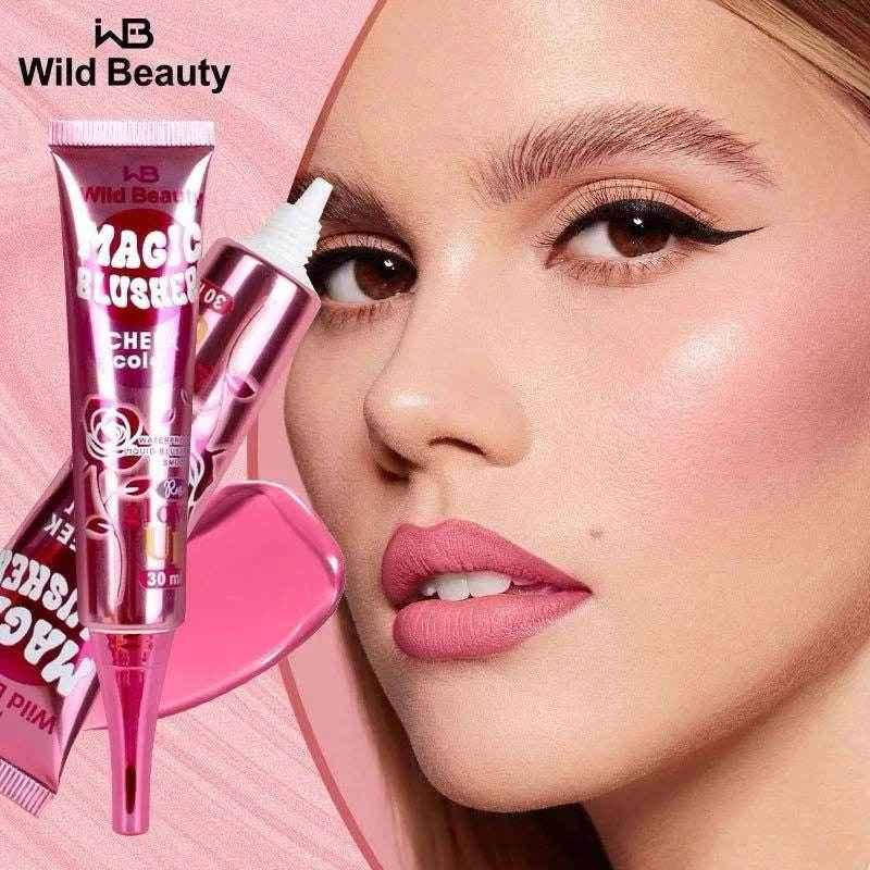 Wild Beauty Magic Blusher – Cheek Color (30ml) - Liquid Blusher / Cheek Tint - Wild Beauty -- United Arab Emirates -- Pinky Cosmetics