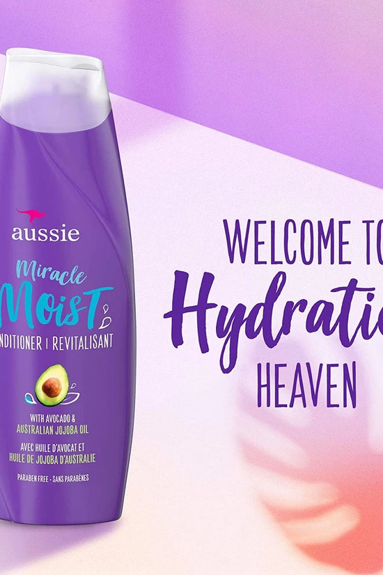 Aussie Miracle Curls Shampoo with Coconut & Jojoba Oil, For All Hair Types, Paraben Free, 26.2 fl oz - Pinky Cosmetics
