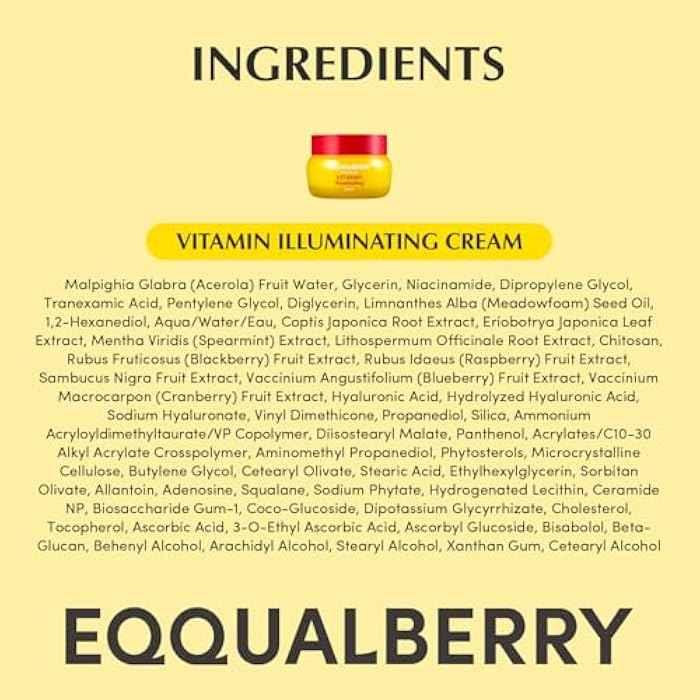 Equalberry Vitamin Illuminating Cream - Glow Filter - Face Moisturizer - EQUALBERRY -- United Arab Emirates -- Pinky Cosmetics