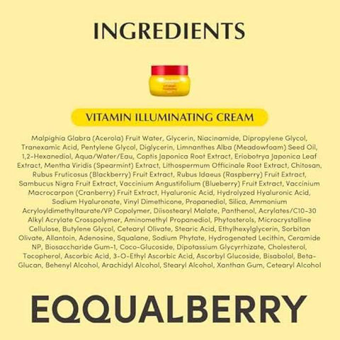 Equalberry Vitamin Illuminating Cream - Glow Filter - Face Moisturizer - EQUALBERRY -- United Arab Emirates -- Pinky Cosmetics