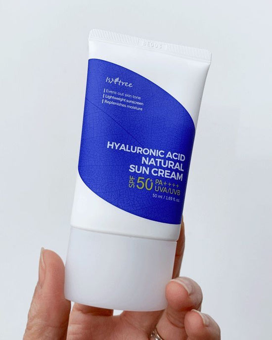 Isntree Hyaluronic Acid Natural Sun Cream SPF50+ - Pinky Cosmetics