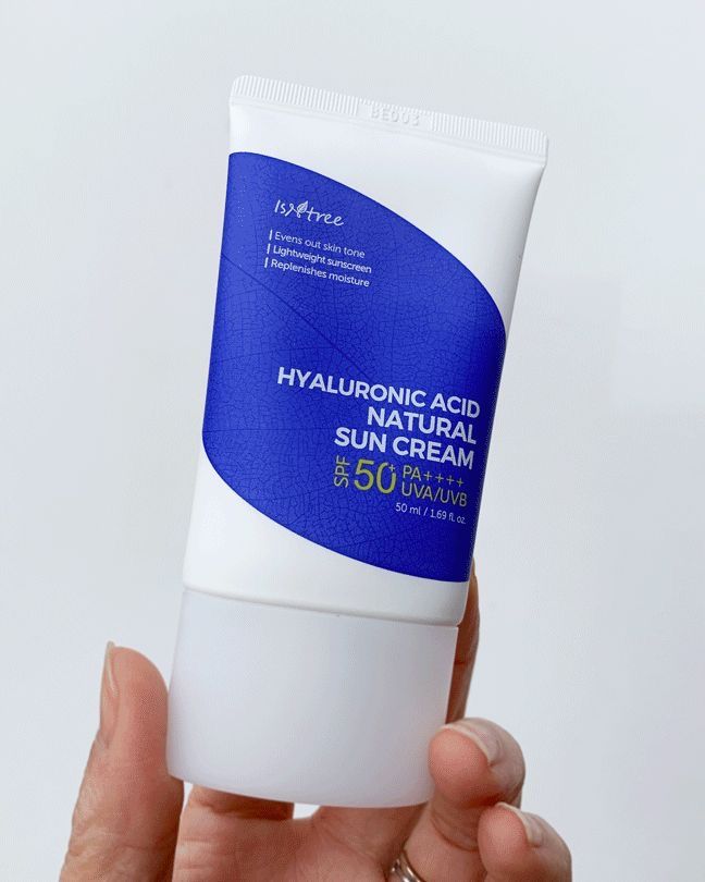 Isntree Hyaluronic Acid Natural Sun Cream SPF50+ - Pinky Cosmetics