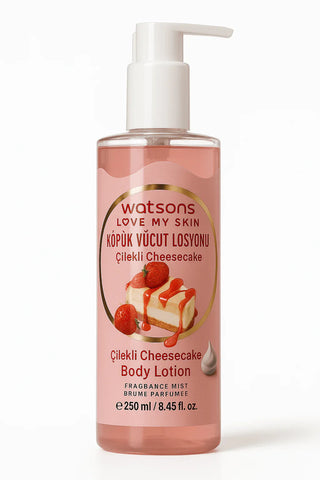 Watsons Strawberry Cheesecake Body Lotion – 250ml - Body Lotion - Watsons -- United Arab Emirates -- Pinky Cosmetics