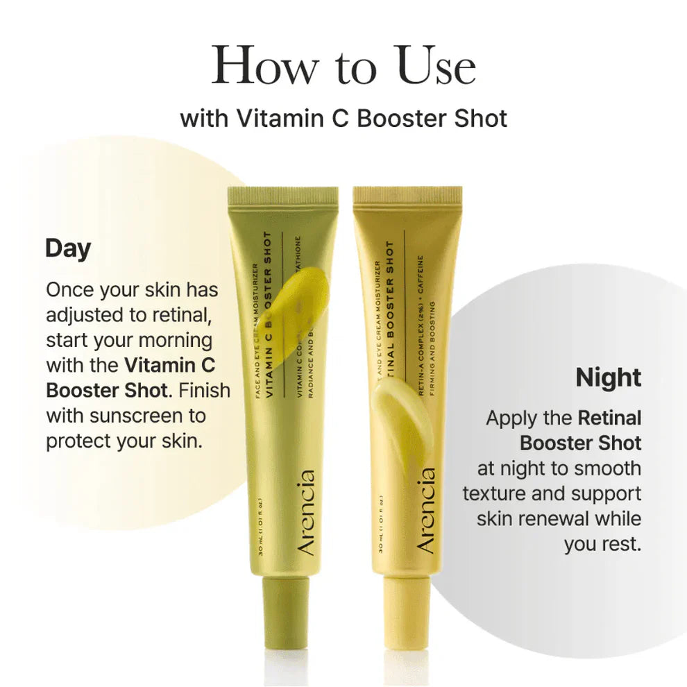 Arencia Retinal Booster Shot 30ml - Firming Care Arencia Moisturizer  Pinky Cosmetics