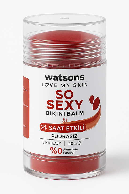 Watsons So Sexy Bikini Balm container on a white background