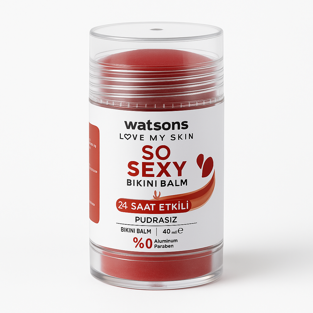 Watsons So Sexy Bikini Balm container on a white background
