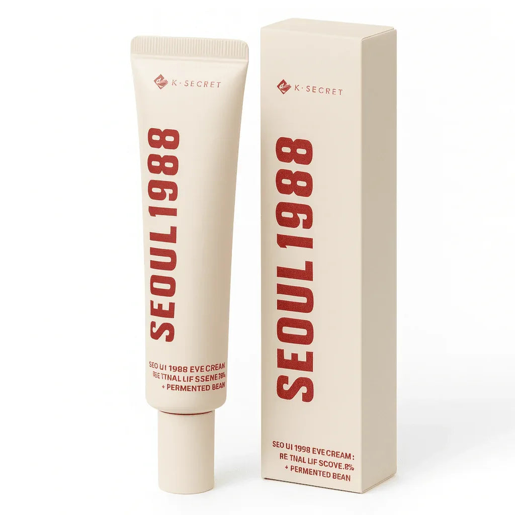K-SECRET Seoul 1988 Eye Cream - Retinal Liposome 4% + Fermented Bean - Eye Care Cream - K-SECRET -- United Arab Emirates -- Pinky Cosmetics
