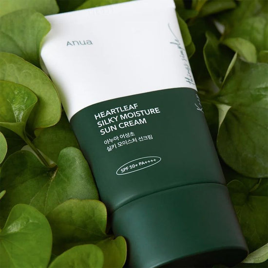 Anua Heartleaf Silky Moisture Sun Cream SPF50+ - Pinky Cosmetics