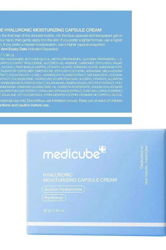 Medicube Hyaluronic Acid Moisturizing Capsule Cream - Deep Hydration 55g