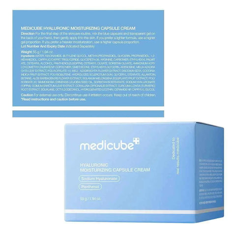 Medicube Hyaluronic Acid Moisturizing Capsule Cream - Deep Hydration 55g - Skincare - Face Cream - Medicube -- United Arab Emirates -- Pinky Cosmetics