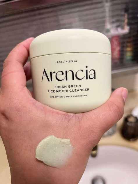 Arencia Fresh Green Rice Mochi Cleanser - Hydrating & Deep Pore Care - Face Cleanser - Arencia -- United Arab Emirates -- Pinky Cosmetics