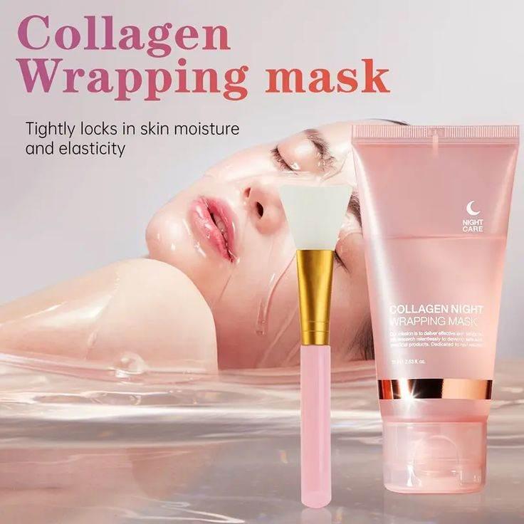 Face Mask Night In Collagen Night Wrapping Mask – Hydrate & Firm Overnight – Pinky Cosmetics