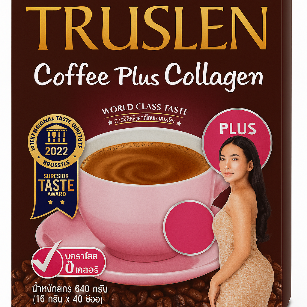 TRUSLEN Collagen Coffee – Beauty-Boosting Instant Drink - Pinky Cosmetics