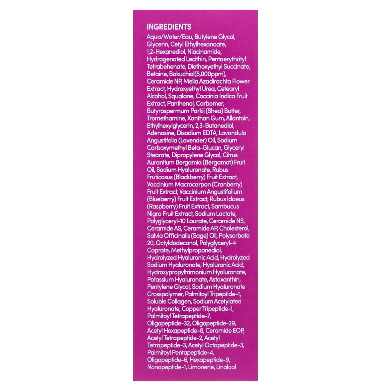 Bakuchiol Plumping Serum - EQQQUAL BERRY Deep Cera EQQQUAL BERRY Serum  Pinky Cosmetics
