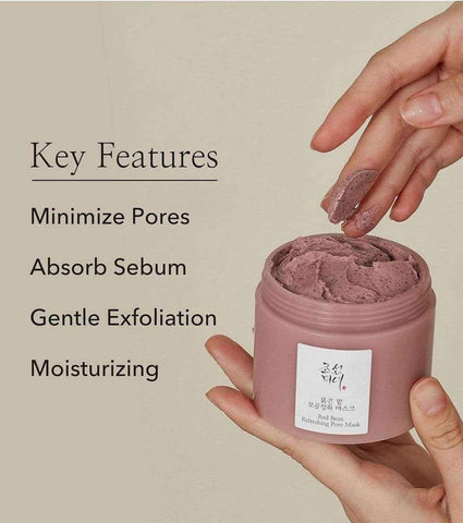 Red Bean Refreshing Pore Mask – Deep Clean Clay (110g) - Face Mask / Clay Mask - Beauty of Joseon -- United Arab Emirates -- Pinky Cosmetics