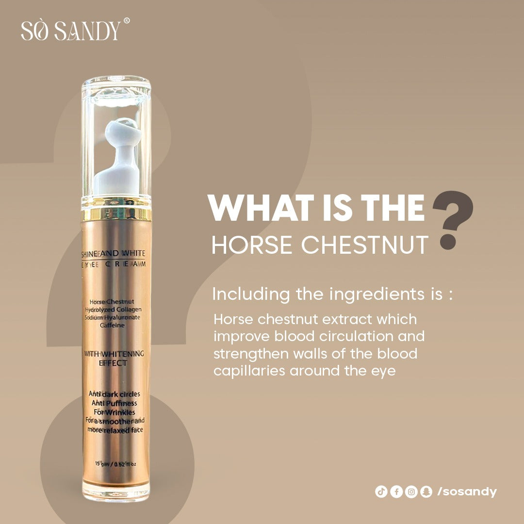 So Sandy Shine and White Whitening Eye Cream (15gm)