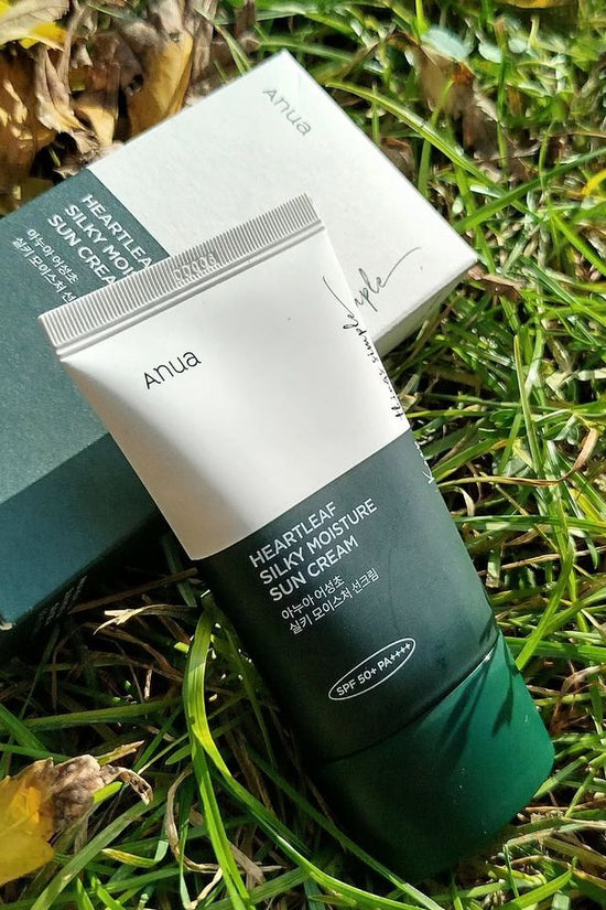 Anua Heartleaf Silky Moisture Sun Cream SPF50+ - Pinky Cosmetics