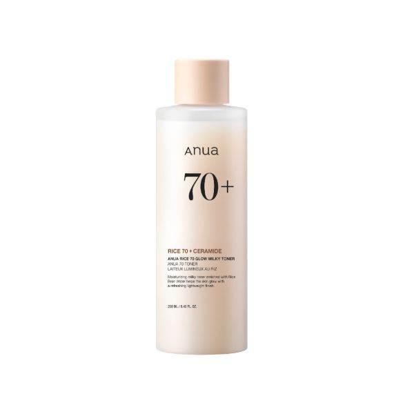 Anua 70+ Rice & Ceramide Glow Milky Toner - Hydrating Facial Toner - Anua -- United Arab Emirates -- Pinky Cosmetics