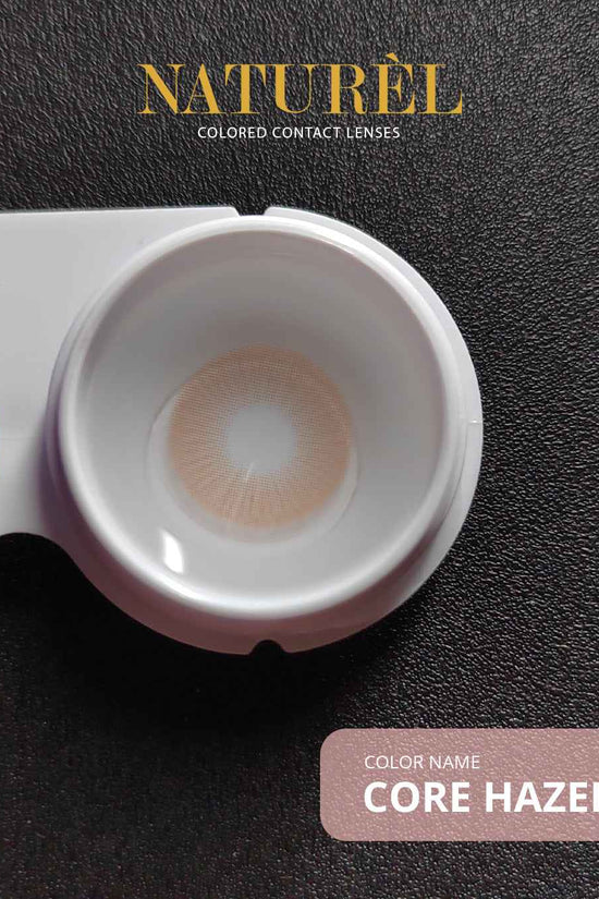 Naturel Lenses Core Hazel - Natural Korean Lenses Naturel Colored Contact Lenses  Pinky Cosmetics