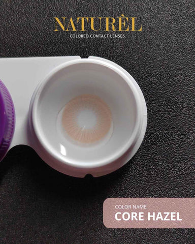 Naturel Lenses Core Hazel - Natural Korean Lenses - Colored Contact Lenses - Naturel -- United Arab Emirates -- Pinky Cosmetics