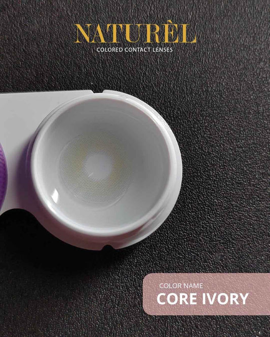 Naturel Lenses Core Ivory - Comfortable Korean Lenses - Colored Contact Lenses - Naturel -- United Arab Emirates -- Pinky Cosmetics