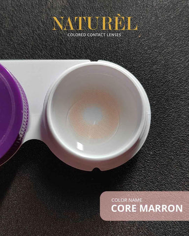 Naturel Lenses Core Marron - Rich Korean Lenses - Colored Contact Lenses - Naturel -- United Arab Emirates -- Pinky Cosmetics